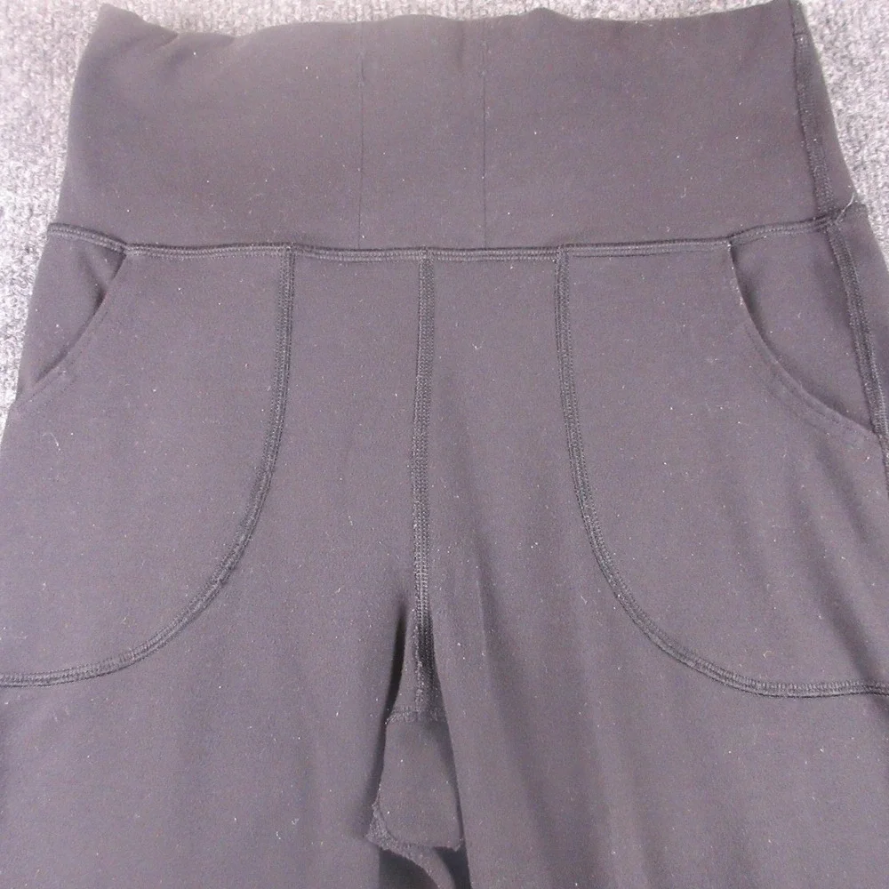 Lululemon Pants Womens‎ 6 Black Ankle Straight Leg Yoga Pockets Pull On Athletic